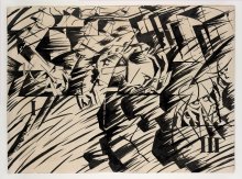 Those Who Go, Umberto Boccioni, MET Museum